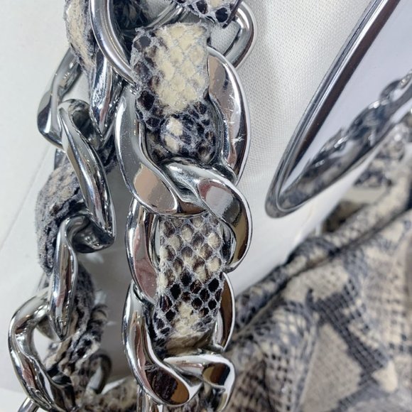 Michael Kors Colette Python Embossed Leather Bag - Picture 10 of 14